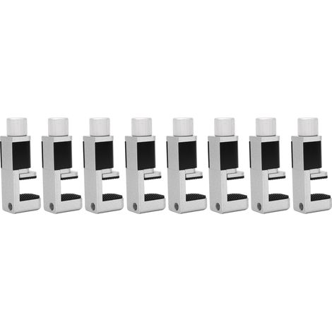 Set mit 8 LCD-Bildschirm-Reparaturclips für Handys, verstellbarer Ständer aus Aluminiumlegierung, präzises und leichtgängiges Befestigungswerkzeug (1/5)