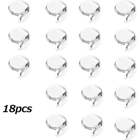 18 protections d'angle pour tables rondes et fenêtres, bandes anti-collision, bordures de sécurité anti-chocs et anti-collision, autocollants d'angle souples (1/5)