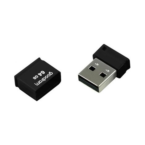 GoodRam Piccolo 64GB - Chiavetta USB 2.0 Nera, Piccola e Maneggevole (1/4)