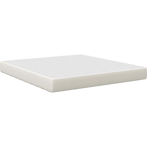 Maison Exclusive - Materasso da Letto con materasso Crema 180 x 200 cm Tessuto