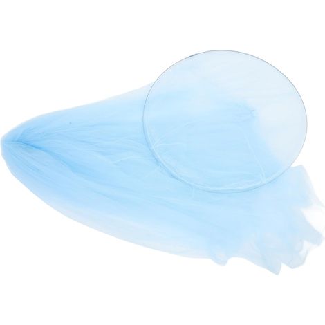 Moustiquaire ronde pour lit de princesse, rideaux enfants, bleue (1/5)
