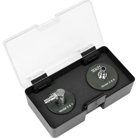 Sealey VS0204T Brake Pressure Bleeder Cap Set for Tesla (1/5)