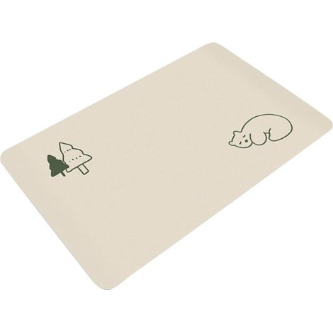 Tappetino da bagno minimalista con stampa animalier, tappetino per bagno, tappetino per cucina e ingresso, ampiamente utilizzato