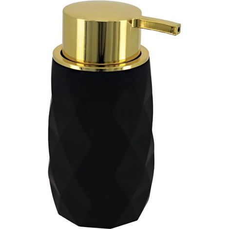Seifenspender abs + rubber 210ml - schwarz - Tendance