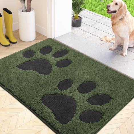 Paillasson Interieur 50 x 80 cm, Tapis d'Entrée Antidérapant et Lavable en Machine, Tapis de Sol Douces Absorbantes pour Chien, Entrée, Porte, Couloir (1/5)