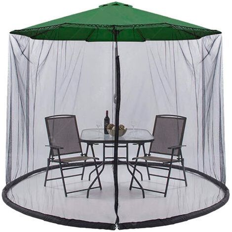 Bett-Moskitonetz, Garten-Sonnenschirm, Pavillon-Sonnenschirm, Moskitonetz mit Reißverschluss (1/5)