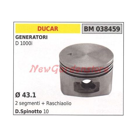 Pistone generatore D 1000i Ø 43.1 mm DUCAR 038459