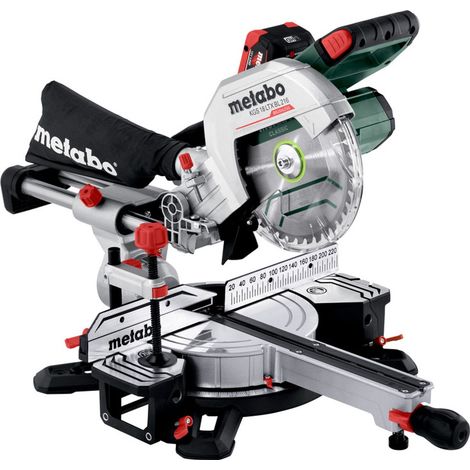 Metabo Akku-Kappsäge KGS 18 LTX BL 216 (614216810) mit Zugfunktion  18V 2x8Ah LiHD + ASC 145 (1/5)