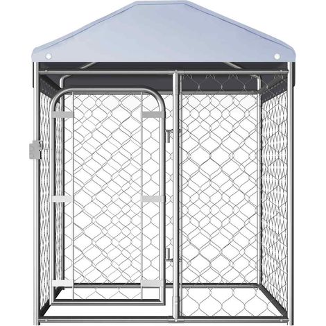 Maison Exclusive - Perrera de exterior con techo 100x100x125 cm (1/5)