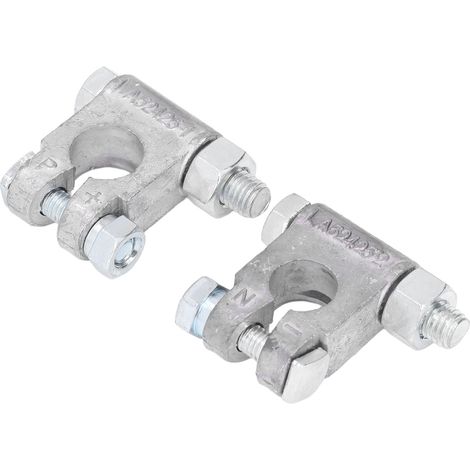 Kit de bornes de plomb de batterie, 2 pièces, pièces automobiles robustes universelles pour voiture camion RV