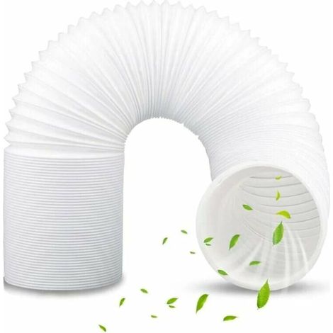 VURAHOME - Tuyau Climatiseur Mobile, Tuyau dclimatisation 150MM1.5M Tuyau d'Évacuation Climatiseur Flexible PVC Tuyau Evacuation Climatiseur Mobile Tuyau d'échappement pour Climatisation mobile (1/5)