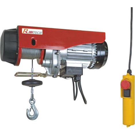 OSE – Palan électrique 990 kg – Moteur monophasé 1600 W – Longueur câble 12 m – Vitesse 8 m/min – Construction en aluminium moulé - PE495 (1/4)