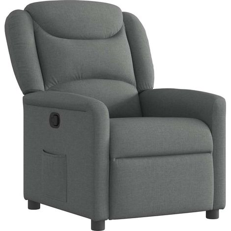 Maison Exclusive - Relaxsessel Dunkelgrau Stoff