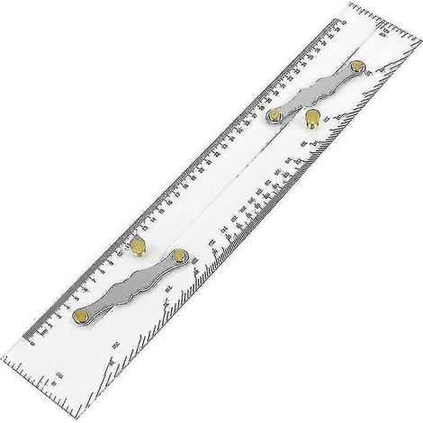 Règle parallèle marine à graduations claires, points de repère pour tracer une règle parallèle de 450 mm, cartes marines (1/5)