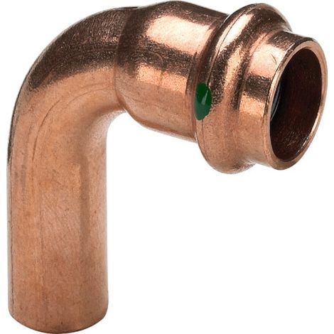 Codo de cobre para crimpado de 90° - Macho Hembra ø16