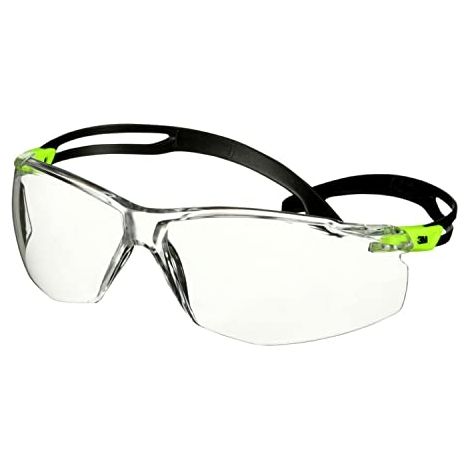 Gafas de seguridad 3m sf501sgaf-grn antiempañante arañazos