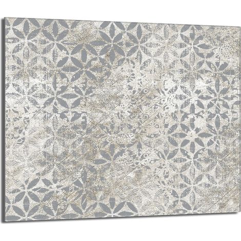 Piastra protettiva in vetro per stufa 60x52 Grigio (1/5)