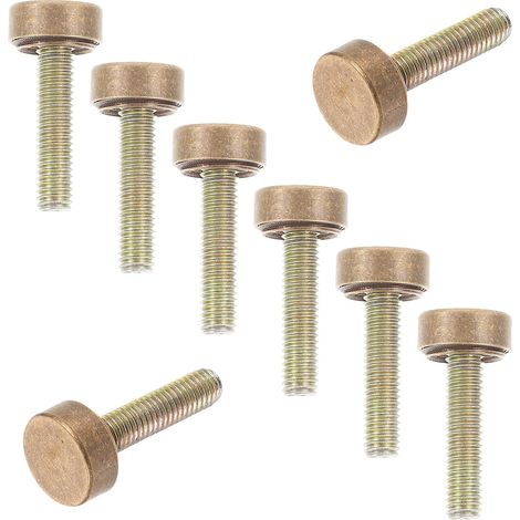 Vis Décoratives en Laiton, 8 Pièces, 12mm, Tête Ronde (1/5)