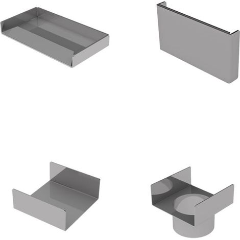 Accessoires pour caniveau 3XSDRAIN INOX - LINE ECO - Sortie inférieure de Ø 50 mm (1/2)