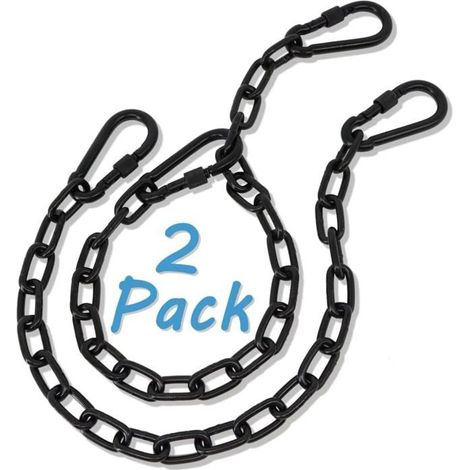 Chaînes d'extension spécialement conçues pour les hamacs, lot de 2. Chaîne pour hamac, diamètre 5 mm, longueur 100 cm. Chaîne en (1/5)