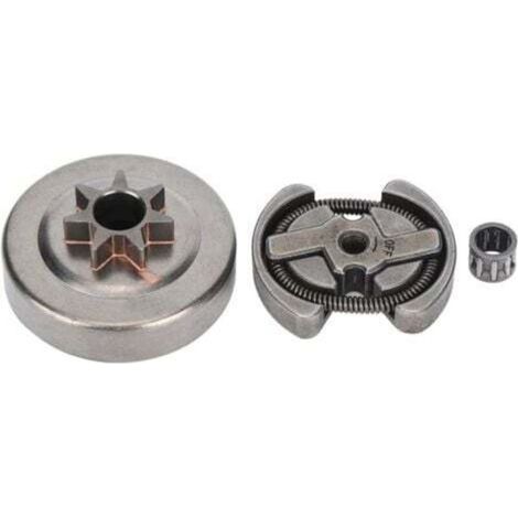 Tambour d'embrayage, Ensemble de roulement de pignon de Tambour d'embrayage de tronçonneuse Kit 3 pièces adapté pour Husqvarna 235 E 240136137141142 36 41 pièces de Rechange (1/4)