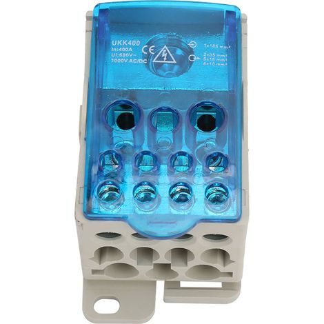 Boîte de jonction universelle UKK-400A pour borniers à rail DIN - Boîtier de distribution électrique (1/5)