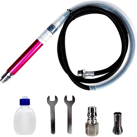 Kit de micro-meuleuse pneumatique Air Micro Die Grinder Kits Mini Crayon Polissage Gravure Bois Bijoux Polissage Meulage Coupe Outils Pneumatiques(16PCS) (1/5)