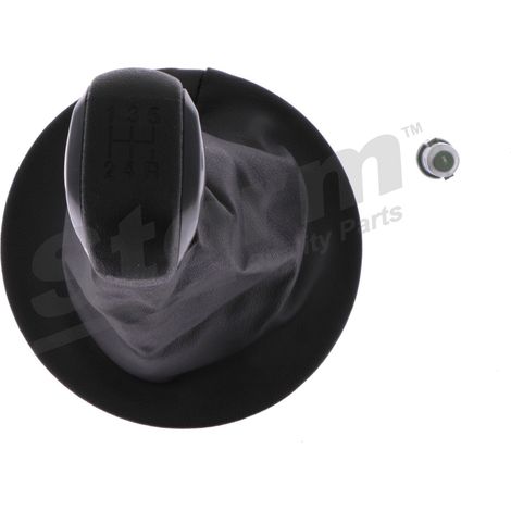 Pommeau 5 vitesses noir avec soufflet compatible Citroën Berlingo (1/4)