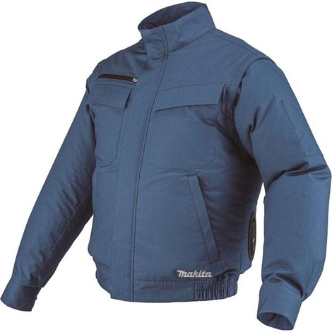 Makita - 18V Akku-Jacke mit Lüfter, Größe XL, ohne Akku und Ladegerät DFJ312AXL