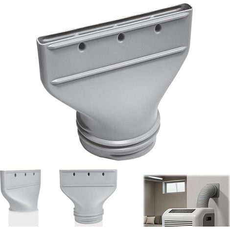 Adaptateur tuyau évacuation climatisation plat - Fenêtre 130 150 mm (1/5)