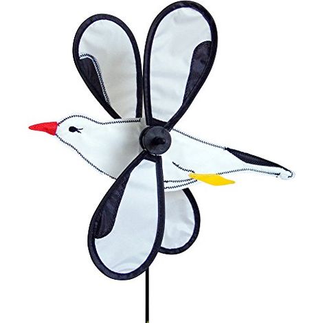 Elemento decorativo da giardino elliot girouette mouette poliestere 43x38x55 cm
