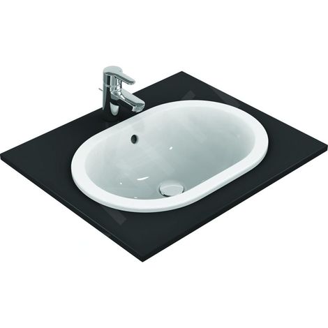 Ideal Standard Connect - Lavabo encastré, 550x380 mm, avec déversoir, blanc E504701 (1/3)