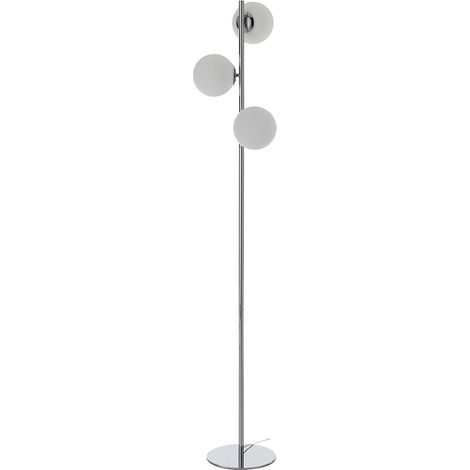 Lámpara de pie moderna con 3 pantallas ajustables h160 cm Roebuck (1/5)
