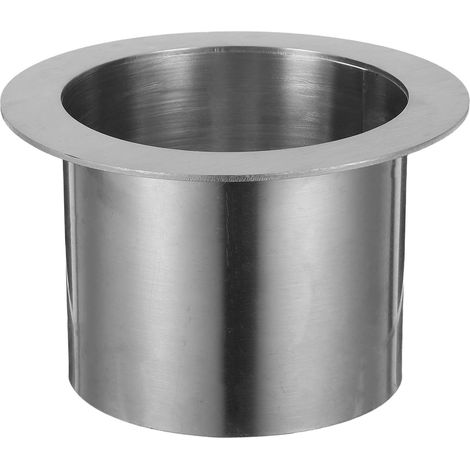 de poubelle rond en acier inoxydable pour poubelles (1/5)