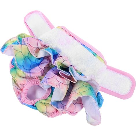 Culotte Lavable pour Chiennes avec Motif Élégant Couches Réutilisables pour Chien Femelle Confort et Ajustement Sécurisé pour Incontinence et Urination Excitable (1/5)