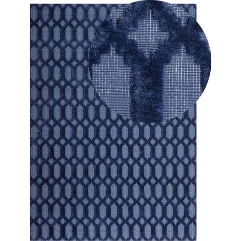 Teppich CIZRE Marineblau 160 x 230 cm Viskose