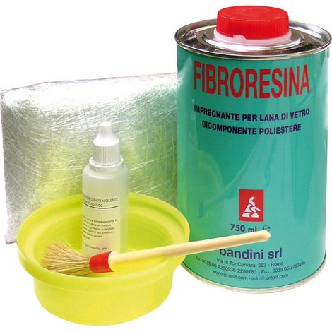 1PZ FIBRORESINA KIT COMPLETO  ml. 750