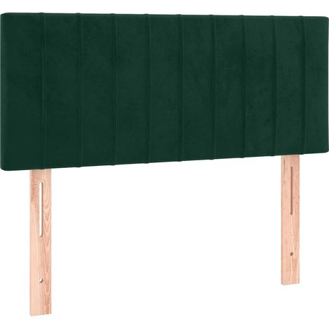 Tête de lit Vert foncé 80x5x78/88 cm Velours (1/5)