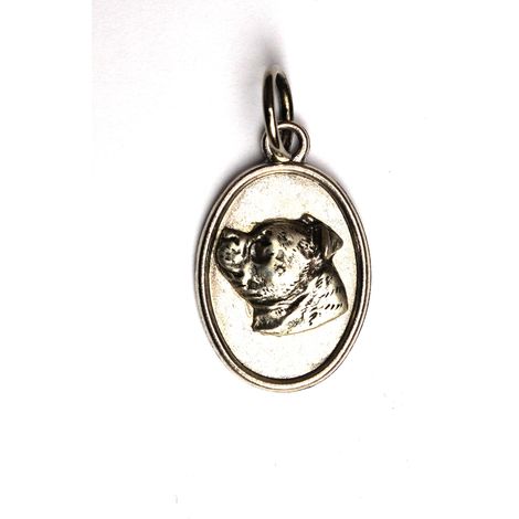 Collier/pendentif pour Staffordshire Bull Terrier (Staffik, Staffi) - bijou unique signé Art-Dog, idéal pour les passionnées de chiens. (1/5)