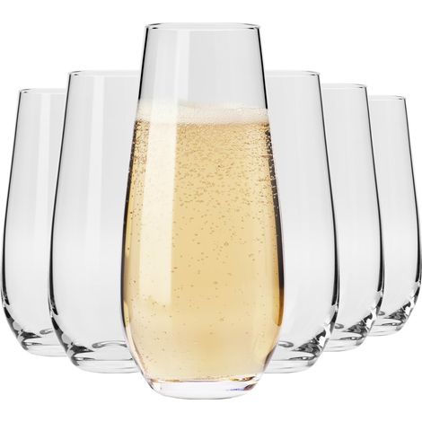 Verres à Champagne sans Pied, lot de 6, 230 ml, Collection Harmony (1/5)