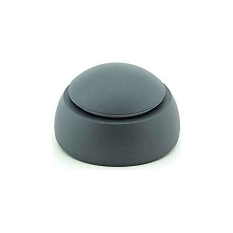 Lampada da Parete a Led Rotonda Grigia per Esterno 7w Luce Calda (1/2)