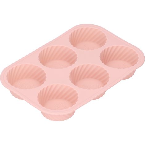Silikon-Backform für Kuchen, Schokolade und selbstgemachte Desserts (Dunkelrosa) (1/5)