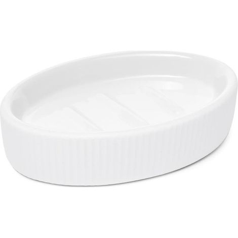 Evolution porte-savon en céramique, blanc (SATDEVO39BI)