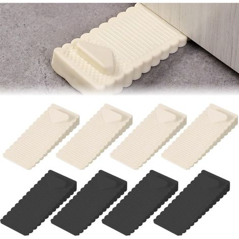 8er-Pack Türstopper aus weichem Gummi, rutschfest und höhenverstellbar, geruchlos, für Böden und Wände, für Teppiche, Parkett und Beton (1/5)