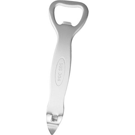 Ouvre-Boîtes Ouvre-Bouteilles - Acier Inoxydable - Double Face - Pour Cuisine Maison - 1 Pièce (1/5)