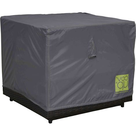 Wasserdichte Gartenmöbelabdeckung 75 x 75 x 60 cm – Elastischer Saum – Belüftung gegen Kondensation – 100 % PVC-beschichtetes Polyester – Cov'Up (1/5)