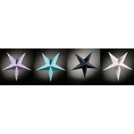 Premier Housewares 4 Assorted Stars Shades