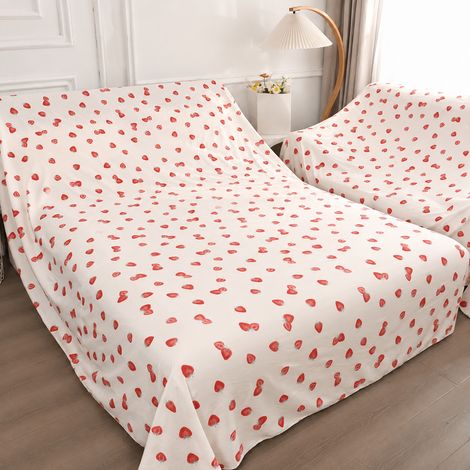Housse de protection anti-poussière motif Fraise Gourmande 2,4 x 1 m adapté aux longs meubles TV, bureaux et équivalents 21 × 17 × 3 cm 250 g – Livraison gratuite
