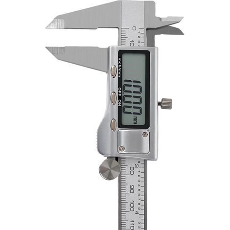 Digitaler Messschieber 0-150 mm, elektronischer Messschieber, Mikrometer, Messwerkzeug mit großem LCD-Display, 4 Modi (1/5)