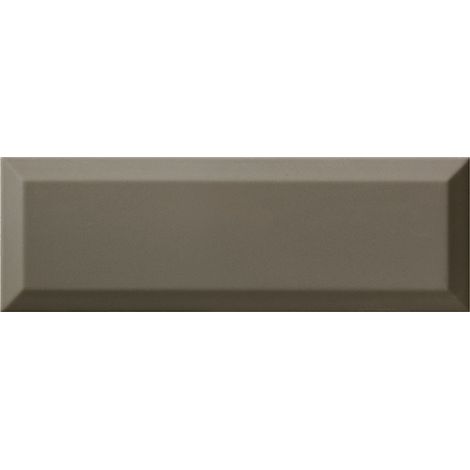 Carrelage Métro biseauté 10x30 cm gris foncé brillant - 1.02m² (1/2)
